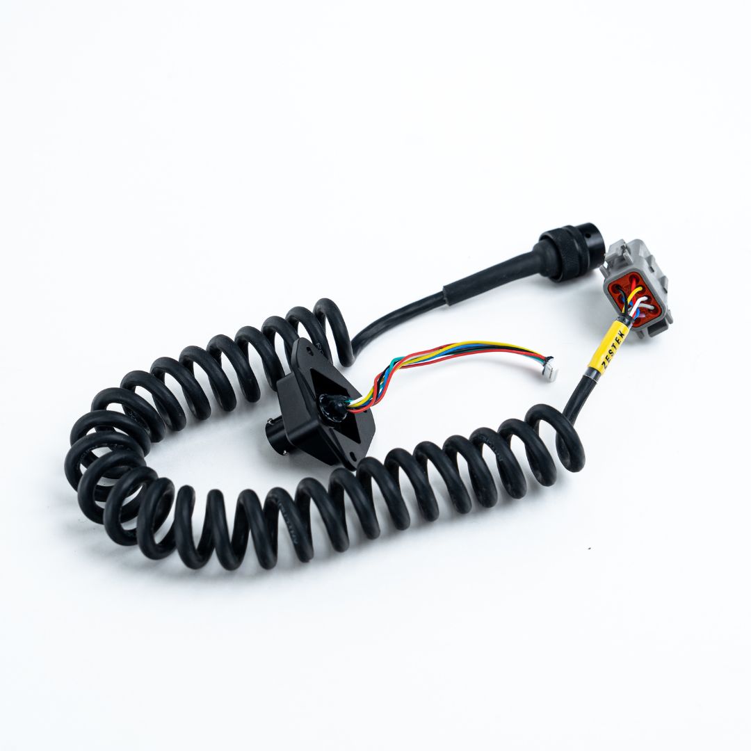 Motorsport curly cord