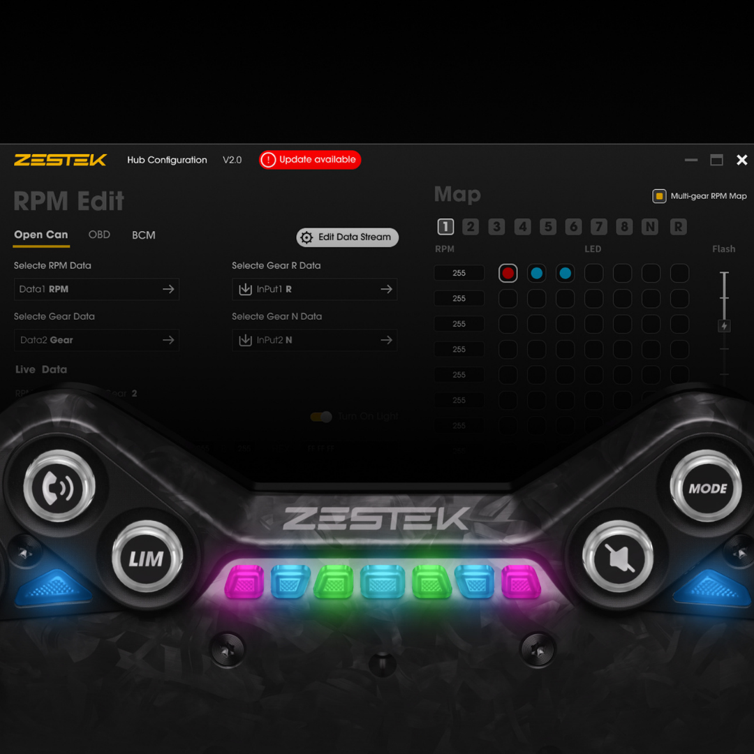 Programmable RPM shift lights